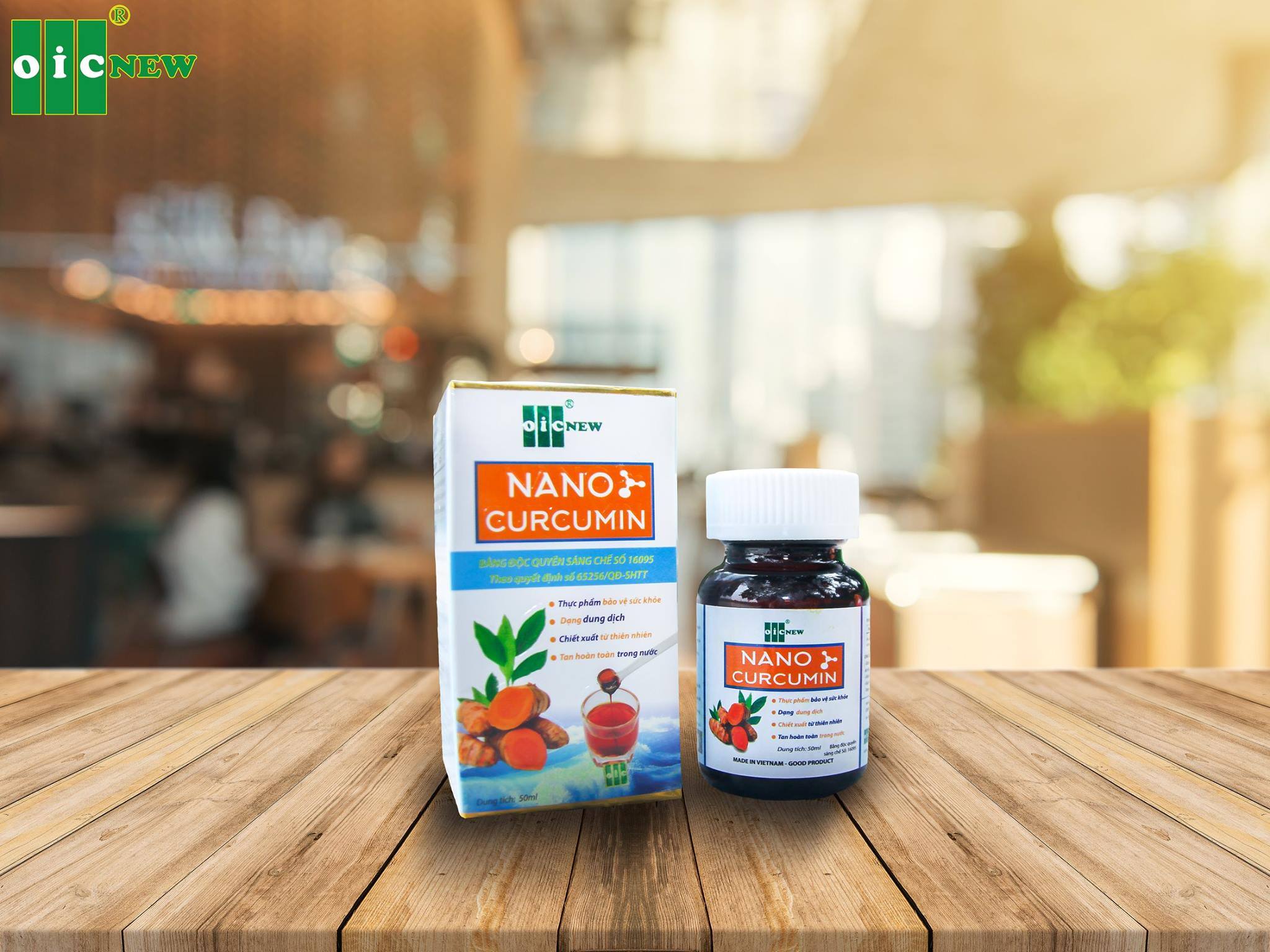 Thực phẩm bảo vệ sức khỏe dung dịch Nano Curcumin