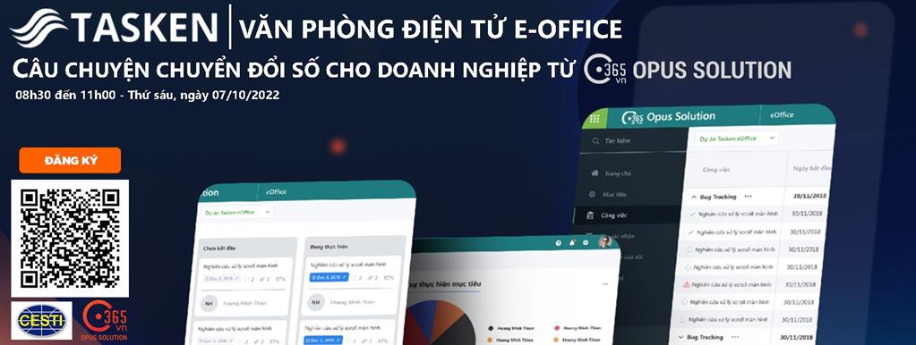 HỘI THẢO “GIẢI PHÁP VĂN PHÒNG ĐIỆN TỬ E-OFFICE TASKEN 4.0
