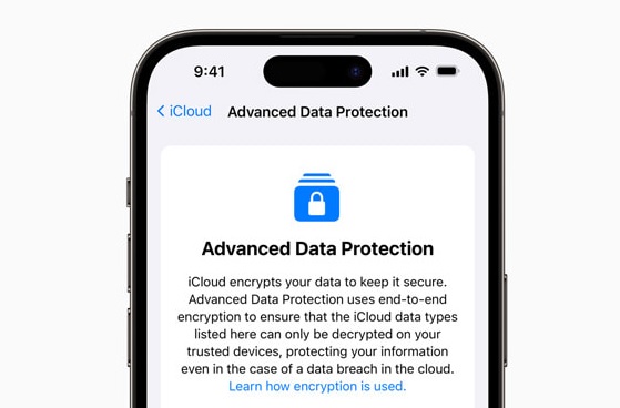 Tính năng Bảo vệ dữ liệu nâng cao trên IOS