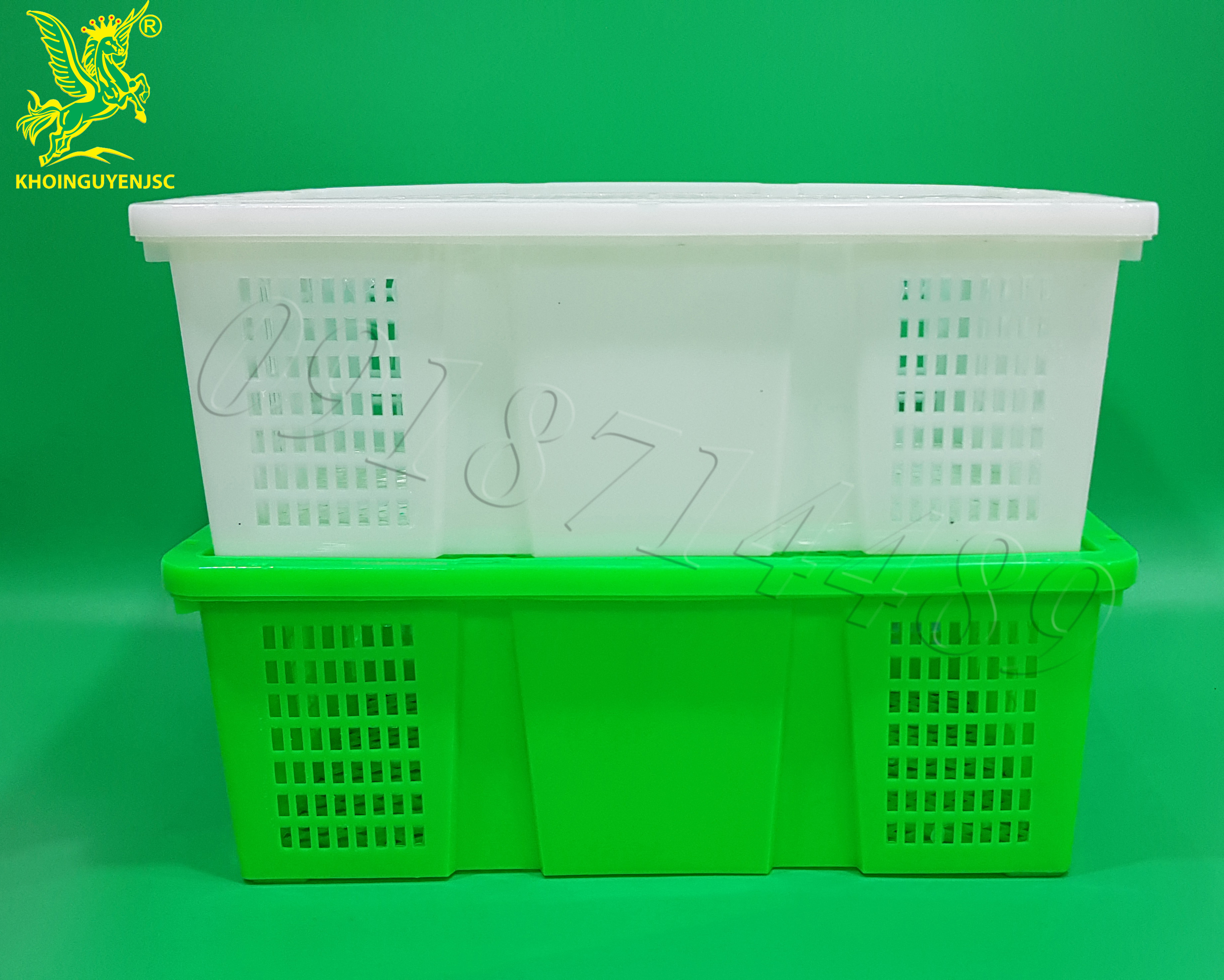 Rổ nhựa 12kg, Rổ đựng t&ocirc;m h&ugrave;m, rổ đựng ớt