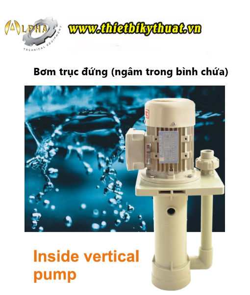 M&aacute;y bơm h&oacute;a chất đầu nhựa QHA-50SK-55EF