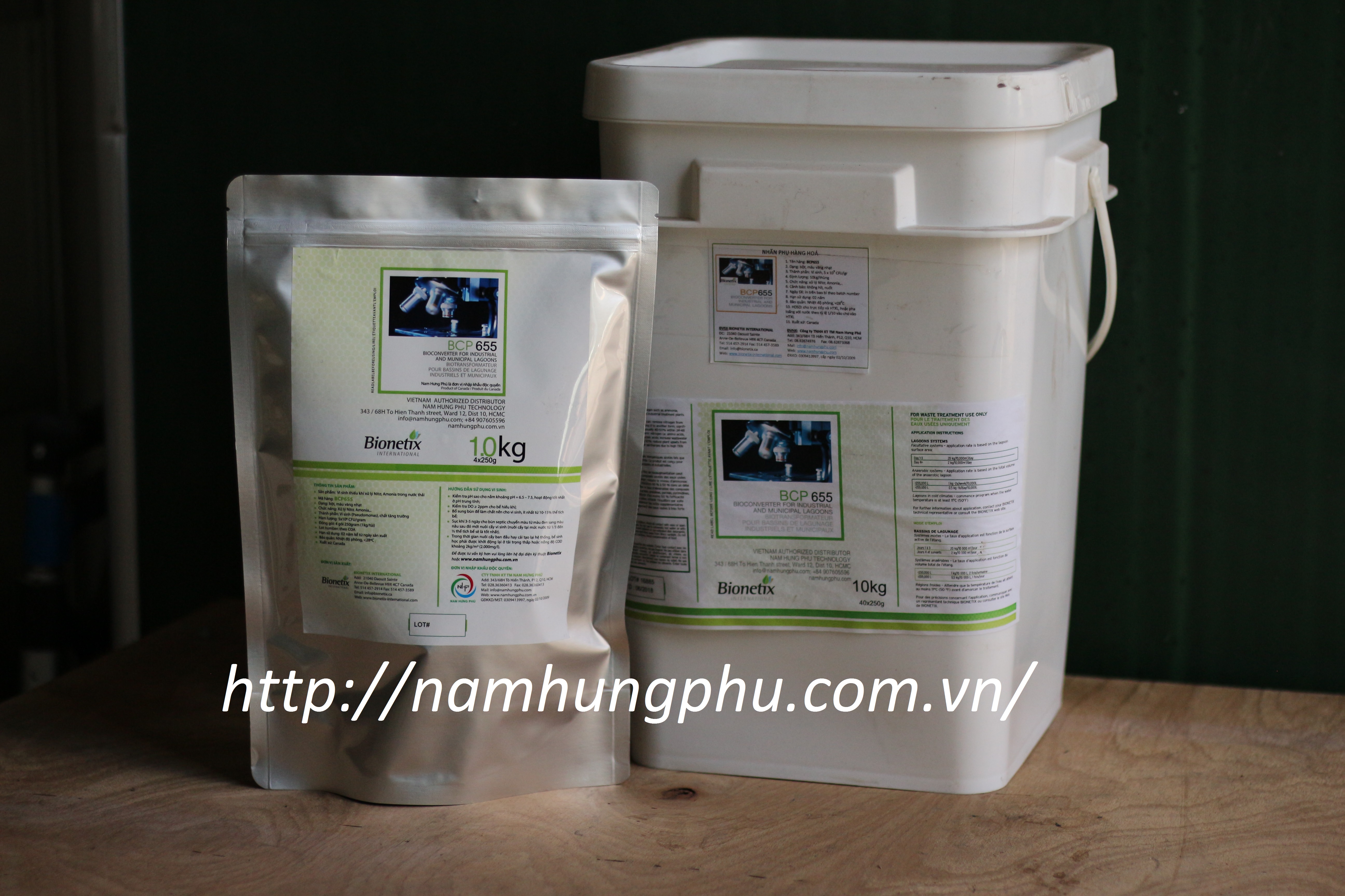 BCP655 - Men vi sinh xử l&yacute; Nitơ v&ocirc; cơ trong nước thải