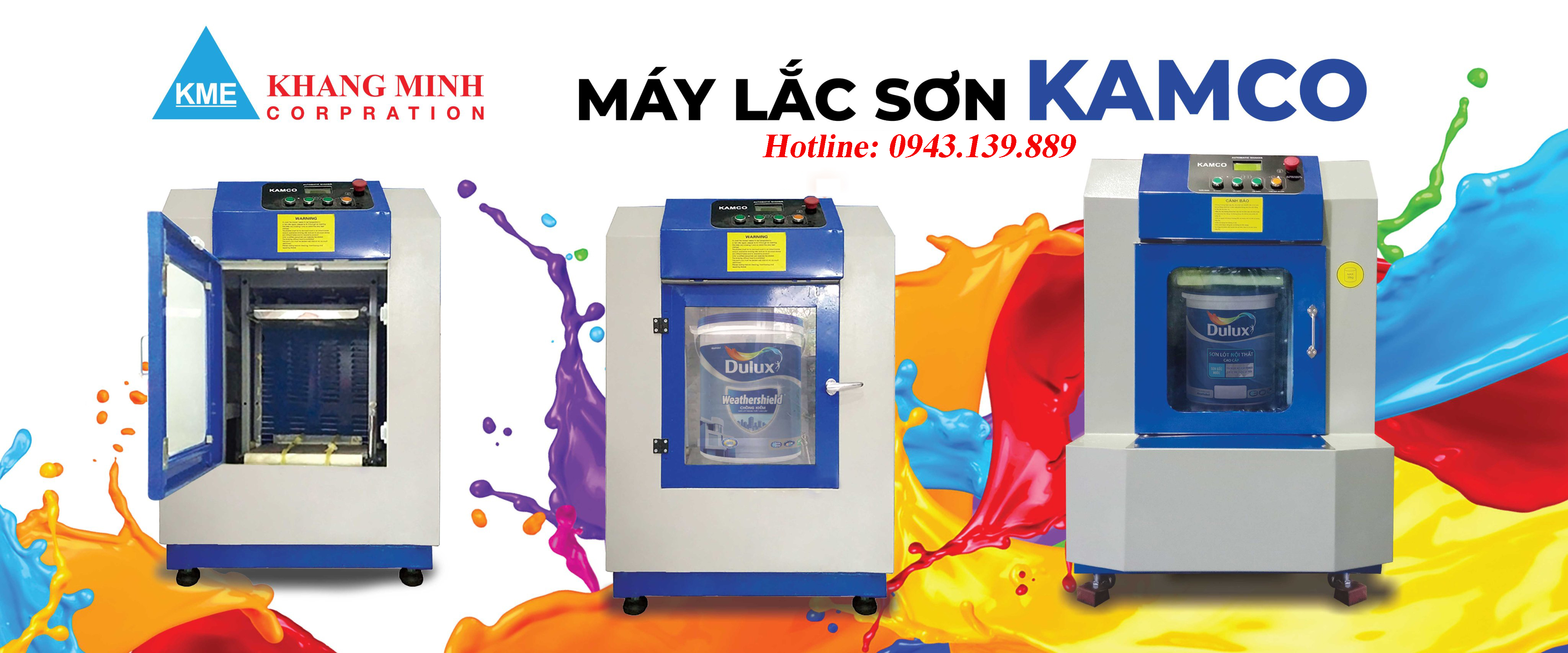 M&aacute;y lắc sơn Kamco