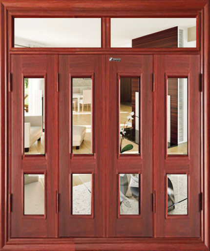 Cửa sổ vân gỗ - 4.CSK2