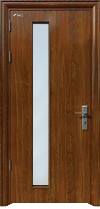 Cửa thép vân gỗ 1 cánh - FH4-K2