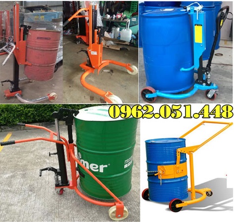 Xe n&acirc;ng di chuyển th&ugrave;ng phuy 250kg 300kg gi&aacute; rẻ giao nhanh