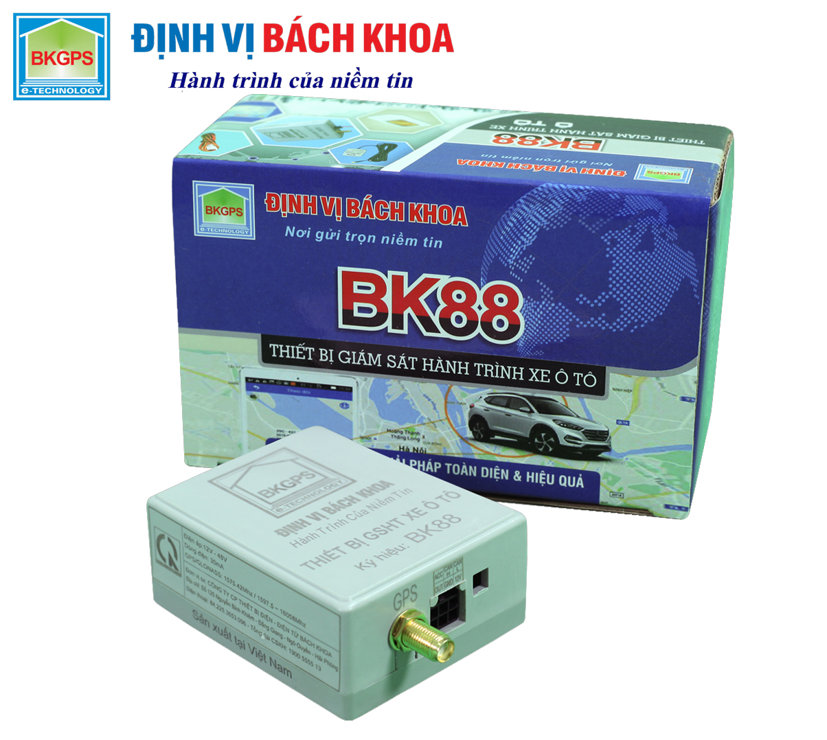 Thiết bị gi&aacute;m s&aacute;t h&agrave;nh tr&igrave;nh BK88 - T&iacute;ch hợp giải ph&aacute;p b&aacute;c sĩ &ocirc; t&ocirc; độc quyền tại Việt Nam