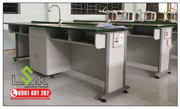 B&agrave;n th&iacute; nghiệm h&oacute;a sinh cho học sinh