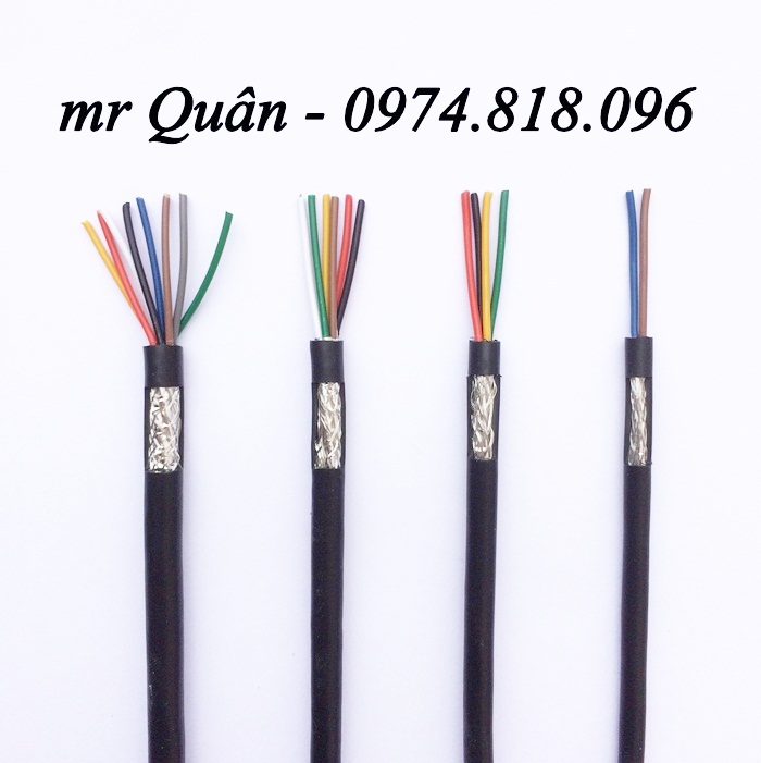 C&aacute;p t&iacute;n hiệu chống nhiễu 24awg x 2,4,6,8 l&otilde;i