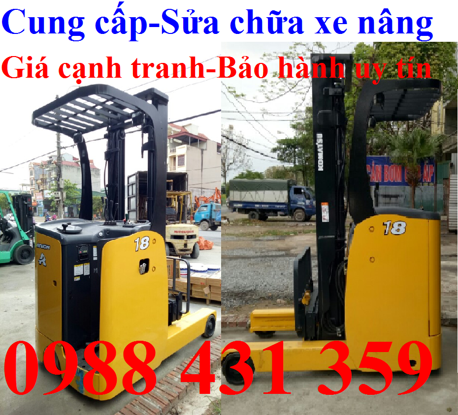 Xe n&acirc;ng điện đứng l&aacute;i Komatsu 1.8 tấn