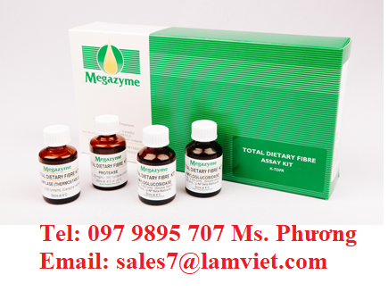 Bộ kits test Megazyme- Ireland trong sản xuất thực phẩm