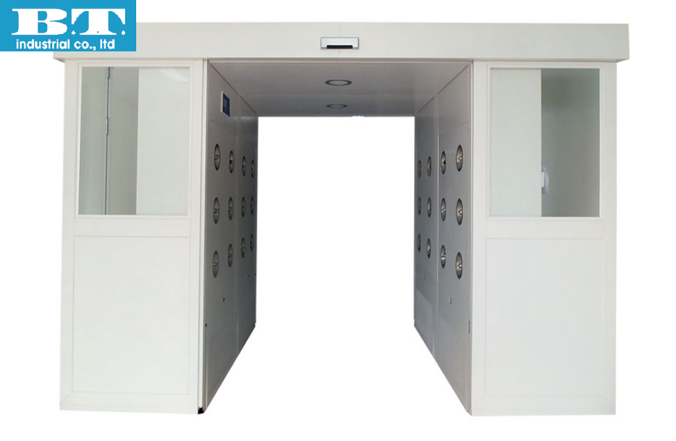 Cửa trượt tự động ph&ograve;ng sạch -Automatic Roller Door - Sliding Door Cargo Air Shower Room