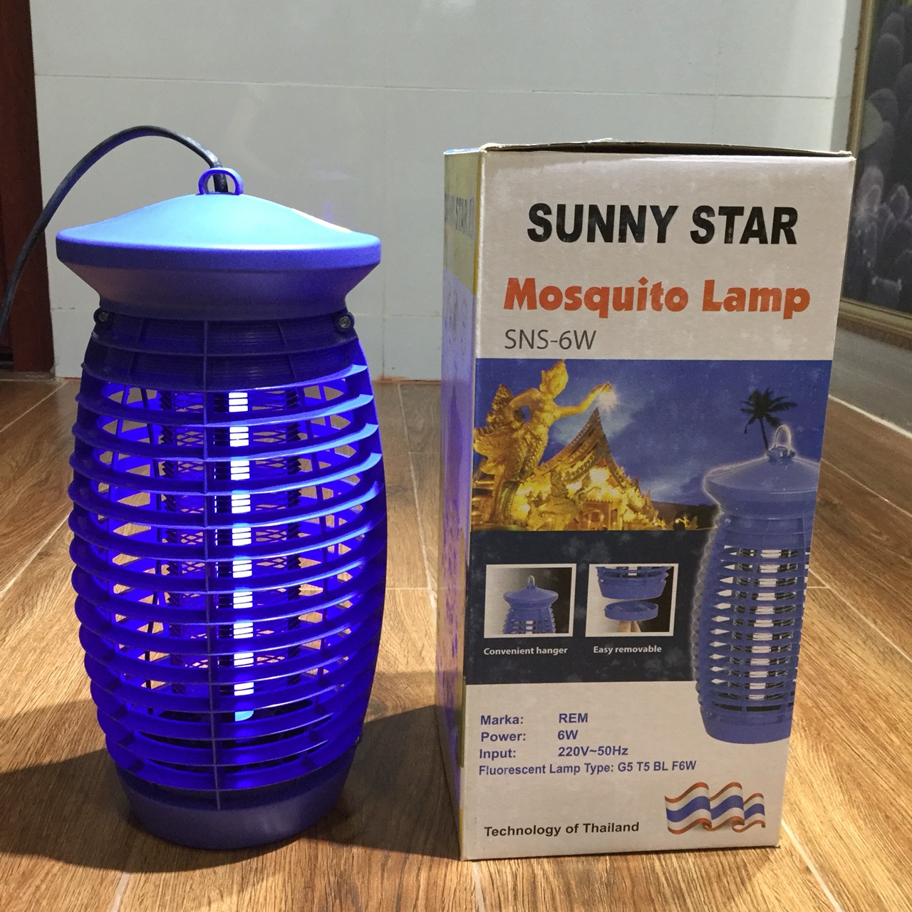 Đ&egrave;n bắt muỗi Th&aacute;i Lan SNS-6W
