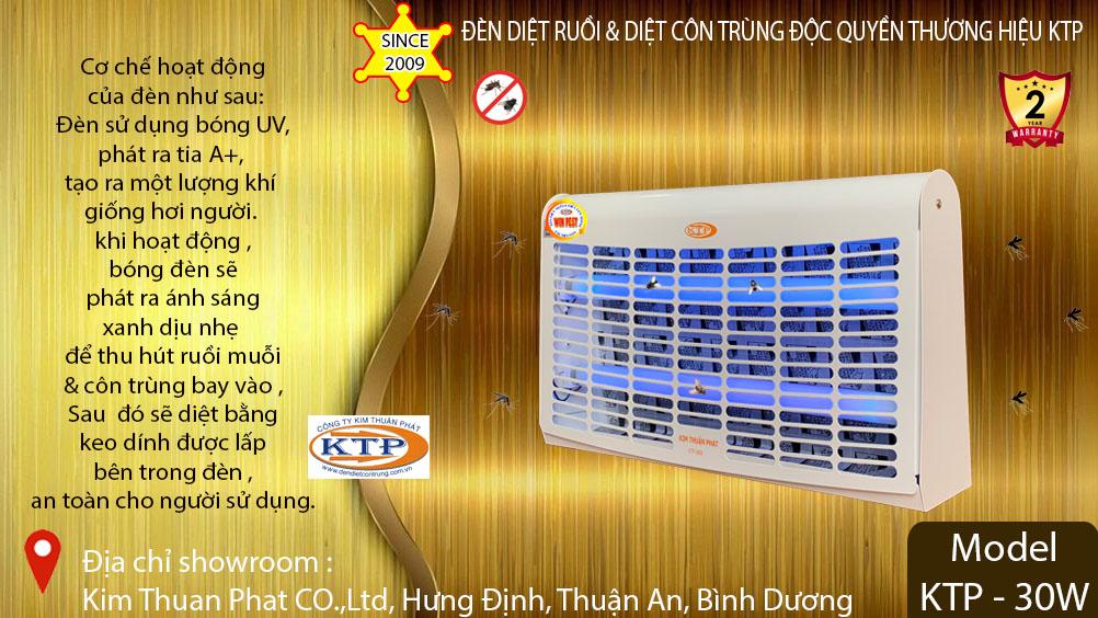 Đ&egrave;n diệt c&ocirc;n tr&ugrave;ng model KTP-30W 