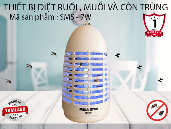 Đ&egrave;n diệt c&ocirc;n tr&ugrave;ng SMS-7W