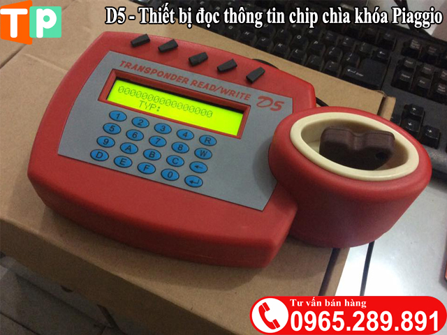 Máy đọc mã từ chìa khóa xe Piaggio