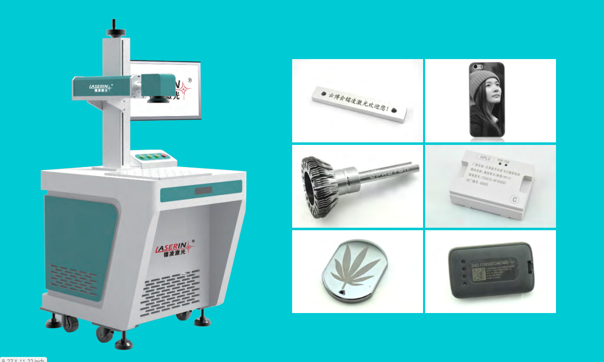 M&aacute;y khắc laser fiber (sử dụng lade sợi quang) model YLP