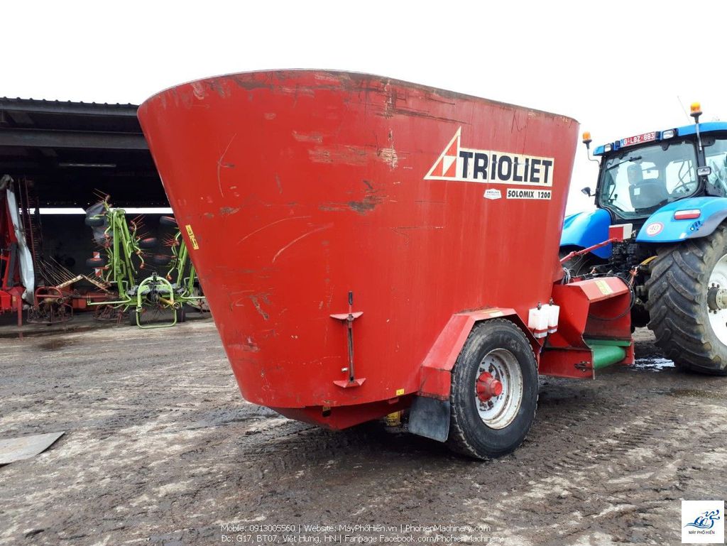 M&aacute;y trộn TMR Trioliet 12m3