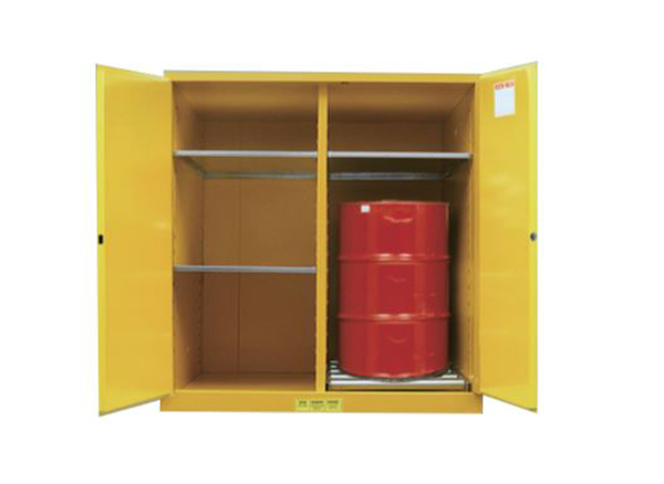 Tủ đựng h&oacute;a chất 2 th&ugrave;ng phi chống ch&aacute;y 110Gal/ 460l