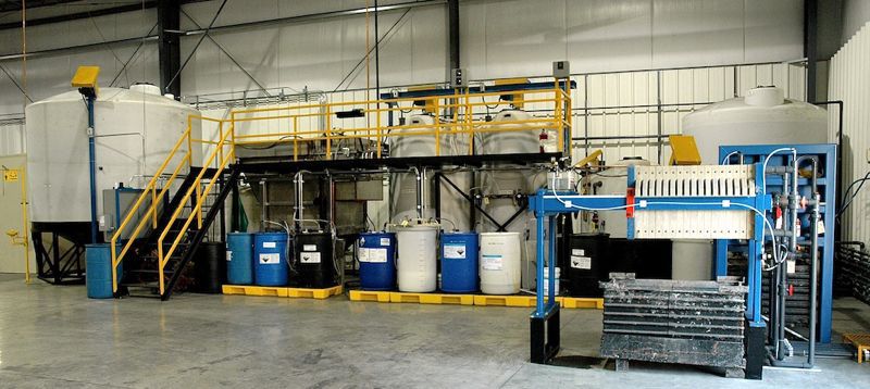 Hệ thống xử l&yacute; nước thải xi mạ