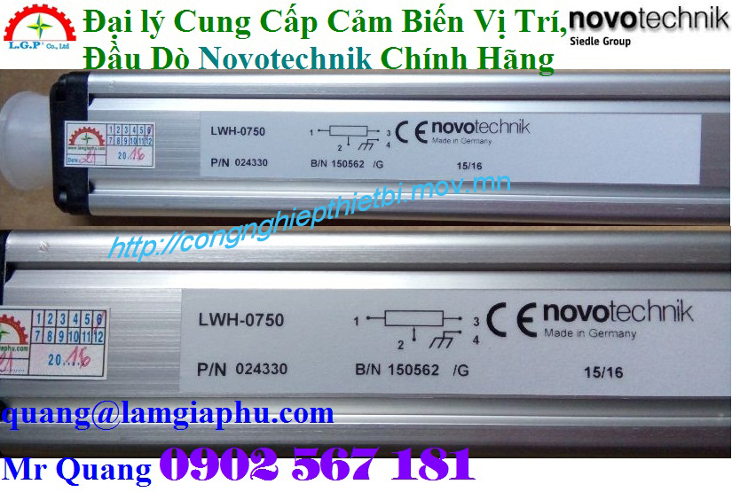 Cảm biến vị tr&iacute; Novotechnik LWH-0100, P/N 024304