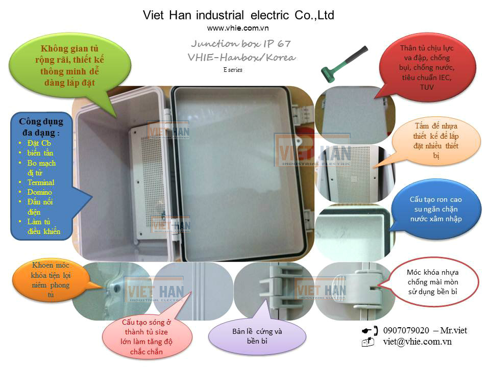 Tủ điện kín nước IP 67
